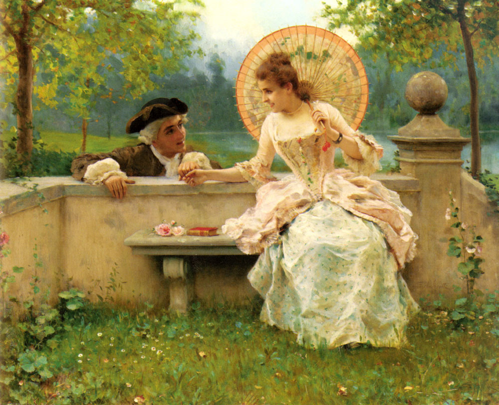 A Tender Moment In The Garden by Federico Andreotti